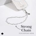 Kate Spade New York Universal Phone Charm Wristlet - Uniwersalna smyczka do telefonu (Dazzle Chain Silver) Kate Spade New York