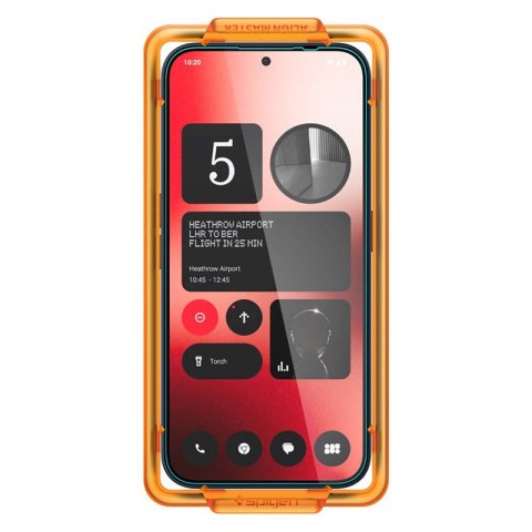Spigen Alm Glas.TR 2-Pack - Szkło hartowane do Nothing Phone 2a / 2a Plus (2 szt.) (Przezroczysty) Spigen Spigen Alm Glas.TR 2-Pack - Szkło hartowane do Nothing Phone 2a / 2a Plus (2 szt.) (Przezroczysty) Spigen