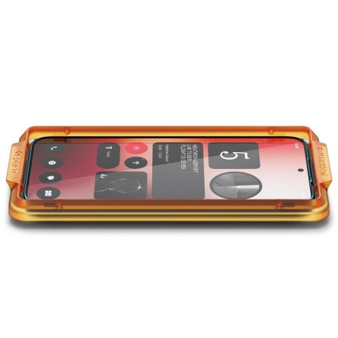 Spigen Alm Glas.TR 2-Pack - Szkło hartowane do Nothing Phone 2a / 2a Plus (2 szt.) (Przezroczysty) Spigen Spigen Alm Glas.TR 2-Pack - Szkło hartowane do Nothing Phone 2a / 2a Plus (2 szt.) (Przezroczysty) Spigen