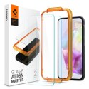 Spigen Alm Glas.TR 2-Pack - Szkło hartowane do Samsung Galaxy A35 5G (2 szt.) (Przezroczysty) Spigen