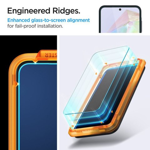 Spigen Alm Glas.TR 2-Pack - Szkło hartowane do Samsung Galaxy A35 5G (2 szt.) (Przezroczysty) Spigen Spigen Alm Glas.TR 2-Pack - Szkło hartowane do Samsung Galaxy A35 5G (2 szt.) (Przezroczysty) Spigen