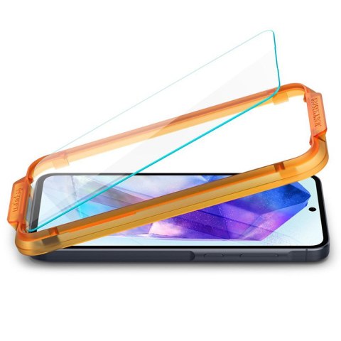 Spigen Alm Glas.TR 2-Pack - Szkło hartowane do Samsung Galaxy A55 5G (2 szt.) (Przezroczysty) Spigen Spigen Alm Glas.TR 2-Pack - Szkło hartowane do Samsung Galaxy A55 5G (2 szt.) (Przezroczysty) Spigen