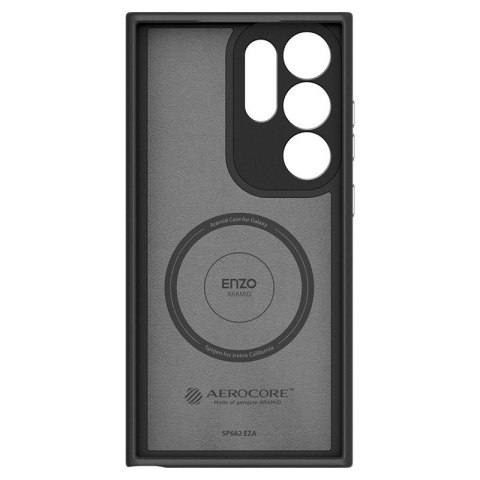 Spigen Enzo Aramid - Etui Samsung Galaxy S24 Ultra (Czarny) Spigen Spigen Enzo Aramid - Etui Samsung Galaxy S24 Ultra (Czarny) Spigen