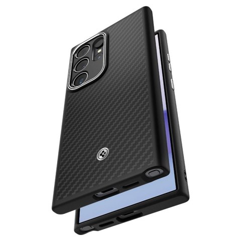 Spigen Enzo Aramid - Etui Samsung Galaxy S24 Ultra (Czarny) Spigen Spigen Enzo Aramid - Etui Samsung Galaxy S24 Ultra (Czarny) Spigen