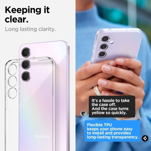 Spigen Liquid Crystal - Etui do Samsung Galaxy A55 5G (Przezroczysty) Spigen Spigen Liquid Crystal - Etui do Samsung Galaxy A55 5G (Przezroczysty) Spigen