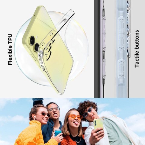Spigen Liquid Crystal - Etui do Samsung Galaxy A55 5G (Przezroczysty) Spigen Spigen Liquid Crystal - Etui do Samsung Galaxy A55 5G (Przezroczysty) Spigen