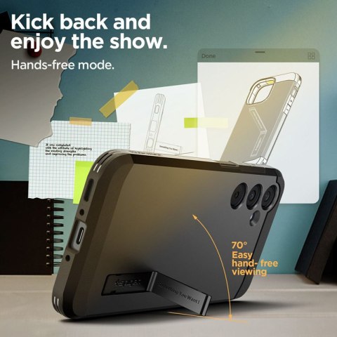 Spigen Tough Armor - Etui do Samsung Galaxy A35 5G (Czarny) Spigen Spigen Tough Armor - Etui do Samsung Galaxy A35 5G (Czarny) Spigen