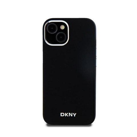 DKNY Liquid Silicone Small Metal Logo MagSafe - Etui iPhone 15 Plus / 14 Plus (czarny) DKNY DKNY Liquid Silicone Small Metal Logo MagSafe - Etui iPhone 15 Plus / 14 Plus (czarny) DKNY