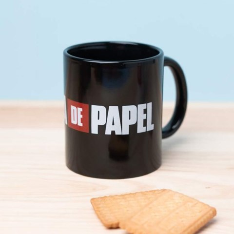 Dom z Papieru - Kubek ceramiczny w pudełku prezentowym 330 ml (La Casa De Papel Logo) Inny Dom z Papieru - Kubek ceramiczny w pudełku prezentowym 330 ml (La Casa De Papel Logo) Inny