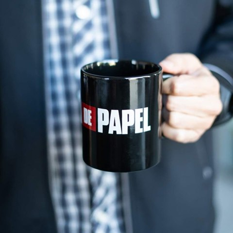 Dom z Papieru - Kubek ceramiczny w pudełku prezentowym 330 ml (La Casa De Papel Logo) Inny Dom z Papieru - Kubek ceramiczny w pudełku prezentowym 330 ml (La Casa De Papel Logo) Inny