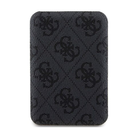 Guess 4G Leather Metal Logo MagSafe - Power Bank indukcyjny 5000 mAh 15W MagSafe (czarny) Guess Guess 4G Leather Metal Logo MagSafe - Power Bank indukcyjny 5000 mAh 15W MagSafe (czarny) Guess