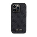 Guess Bundle Pack MagSafe 4G Metal Gold Logo - Zestaw etui + Power Bank 5000mAh MagSafe iPhone 13 Pro (czarny) Guess