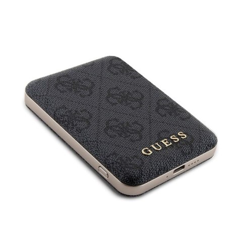 Guess Bundle Pack MagSafe 4G Metal Gold Logo - Zestaw etui + Power Bank 5000mAh MagSafe iPhone 13 Pro (czarny) Guess Guess Bundle Pack MagSafe 4G Metal Gold Logo - Zestaw etui + Power Bank 5000mAh MagSafe iPhone 13 Pro (czarny) Guess