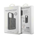 Guess Bundle Pack MagSafe 4G Metal Gold Logo - Zestaw etui + Power Bank 5000mAh MagSafe iPhone 13 Pro (czarny) Guess