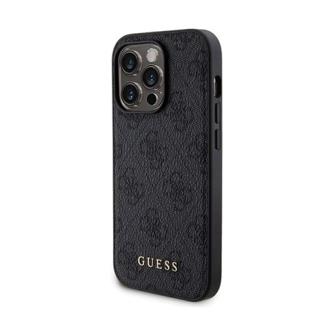 Guess Bundle Pack MagSafe 4G Metal Gold Logo - Zestaw etui + Power Bank 5000mAh MagSafe iPhone 14 Pro (czarny) Guess Guess Bundle Pack MagSafe 4G Metal Gold Logo - Zestaw etui + Power Bank 5000mAh MagSafe iPhone 14 Pro (czarny) Guess