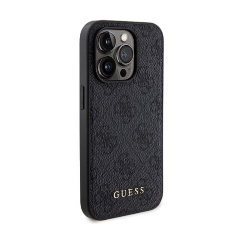Guess Bundle Pack MagSafe 4G Metal Gold Logo - Zestaw etui + Power Bank 5000mAh MagSafe iPhone 14 Pro (czarny) Guess Guess Bundle Pack MagSafe 4G Metal Gold Logo - Zestaw etui + Power Bank 5000mAh MagSafe iPhone 14 Pro (czarny) Guess