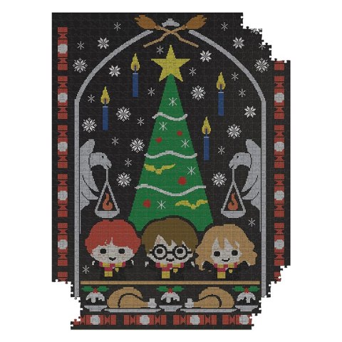 Harry Potter - Puzzle 1000 elementów w ozdobnym pudełku (Holidays at Hogwarts) Harry Potter Harry Potter - Puzzle 1000 elementów w ozdobnym pudełku (Holidays at Hogwarts) Harry Potter