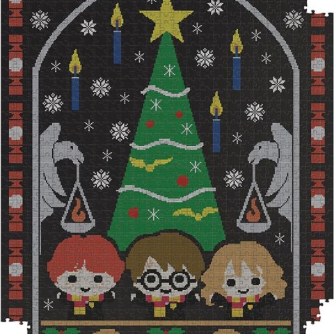 Harry Potter - Puzzle 1000 elementów w ozdobnym pudełku (Holidays at Hogwarts) Harry Potter Harry Potter - Puzzle 1000 elementów w ozdobnym pudełku (Holidays at Hogwarts) Harry Potter