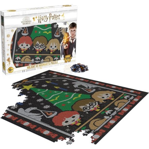 Harry Potter - Puzzle 1000 elementów w ozdobnym pudełku (Holidays at Hogwarts) Harry Potter Harry Potter - Puzzle 1000 elementów w ozdobnym pudełku (Holidays at Hogwarts) Harry Potter