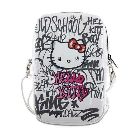 Hello Kitty Graffiti Kitty Head - Torebka crossbody na telefon (biały) Hello Kitty Hello Kitty Graffiti Kitty Head - Torebka crossbody na telefon (biały) Hello Kitty