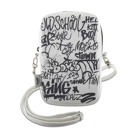 Hello Kitty Graffiti Kitty Head - Torebka crossbody na telefon (biały) Hello Kitty Hello Kitty Graffiti Kitty Head - Torebka crossbody na telefon (biały) Hello Kitty