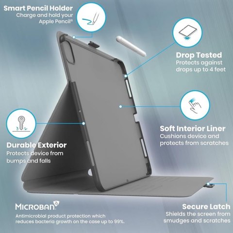 Speck Balance Folio - Etui iPad Air 11" M2 (2024) / iPad Air 10.9" (5-4 gen.) (2022-2020) / iPad Pro 11" (2022-2018) (Black) Speck Speck Balance Folio - Etui iPad Air 11" M2 (2024) / iPad Air 10.9" (5-4 gen.) (2022-2020) / iPad Pro 11" (2022-2018) (Black) Speck