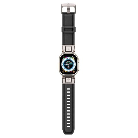 Spigen DuraPro Armor PU - Pasek do Apple Watch 42/44/45/49 mm (czarny) Spigen Spigen DuraPro Armor PU - Pasek do Apple Watch 42/44/45/49 mm (czarny) Spigen