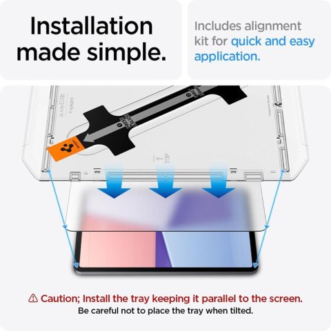 Spigen GLAS.TR EZ FIT - Szkło hartowane do iPad Air 13" (M2, 2024) (Przezroczysty) Spigen Spigen GLAS.TR EZ FIT - Szkło hartowane do iPad Air 13" (M2, 2024) (Przezroczysty) Spigen