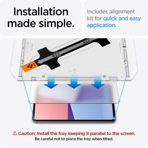 Spigen GLAS.TR EZ FIT - Szkło hartowane do iPad Pro 11" (M4, 2024) (Przezroczysty) Spigen Spigen GLAS.TR EZ FIT - Szkło hartowane do iPad Pro 11" (M4, 2024) (Przezroczysty) Spigen