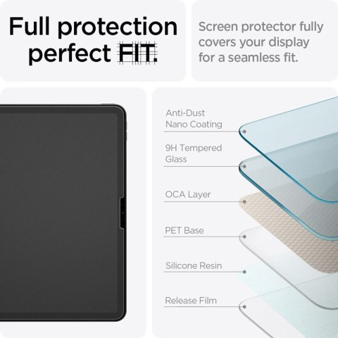 Spigen Paper Touch - Szkło hartowane do iPad Air 11" (M2, 2024) (Matte Clear) Spigen Spigen Paper Touch - Szkło hartowane do iPad Air 11" (M2, 2024) (Matte Clear) Spigen