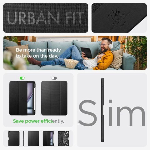 Spigen Urban Fit - Etui do iPad Air 11" M2 (2024) / iPad Air 10.9" (5-4 gen.) (2022-2020) (Black) Spigen Spigen Urban Fit - Etui do iPad Air 11" M2 (2024) / iPad Air 10.9" (5-4 gen.) (2022-2020) (Black) Spigen