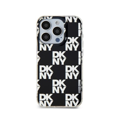 DKNY IML Checkered Mono Pattern - Etui do iPhone 15 Pro Max (czarny) DKNY DKNY IML Checkered Mono Pattern - Etui do iPhone 15 Pro Max (czarny) DKNY