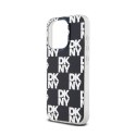 DKNY IML Checkered Mono Pattern - Etui do iPhone 15 Pro Max (czarny) DKNY