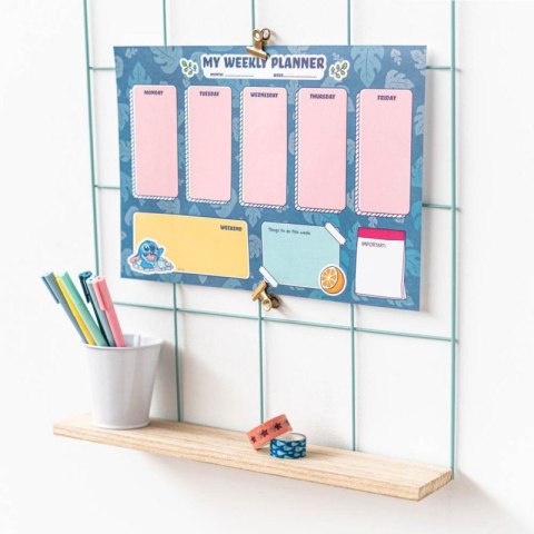 Disney Stitch - Planner tygodniowy 54 strony A4 Stitch Disney Stitch - Planner tygodniowy 54 strony A4 Stitch