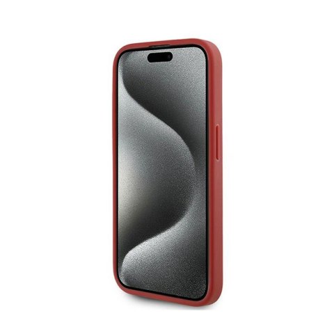 Karl Lagerfeld Diagonal Quilted Script - Etui iPhone 15 Pro Max (czerwony) Karl Lagerfeld Karl Lagerfeld Diagonal Quilted Script - Etui iPhone 15 Pro Max (czerwony) Karl Lagerfeld
