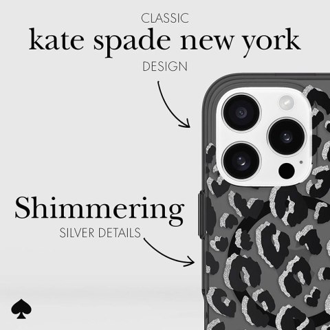 Kate Spade New York Protective MagSafe - Etui iPhone 16 Pro (City Leopard) Kate Spade New York Kate Spade New York Protective MagSafe - Etui iPhone 16 Pro (City Leopard) Kate Spade New York