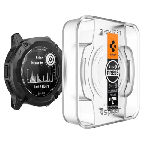 Spigen GLAS.TR EZ FIT 2-Pack - Szkło hartowane do Garmin Instinct 2X Solar (2 szt) Spigen Spigen GLAS.TR EZ FIT 2-Pack - Szkło hartowane do Garmin Instinct 2X Solar (2 szt) Spigen