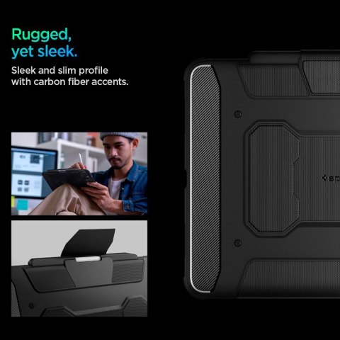 Spigen Rugged Armor Pro - Etui do iPad Pro 13" (M4, 2024) (Black) Spigen Spigen Rugged Armor Pro - Etui do iPad Pro 13" (M4, 2024) (Black) Spigen
