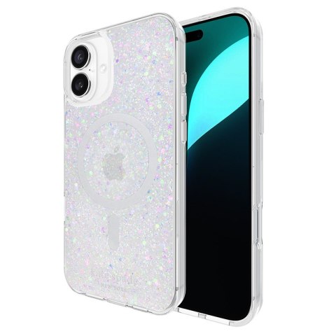 Kate Spade New York Protective MagSafe - Etui iPhone 16 Plus (Chunky Glitter) Kate Spade New York Kate Spade New York Protective MagSafe - Etui iPhone 16 Plus (Chunky Glitter) Kate Spade New York