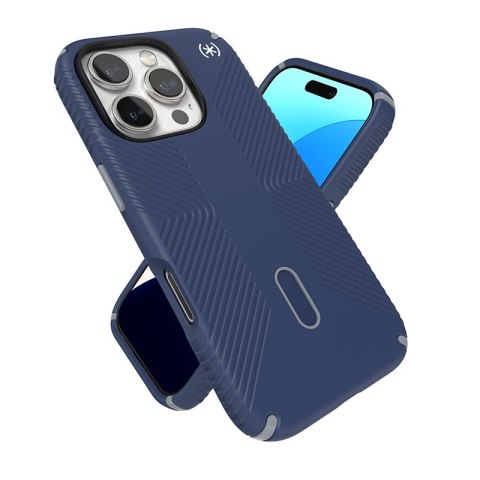 Speck Presidio2 Grip ClickLock & MagSafe - Etui iPhone 16 Pro (Coastal Blue / Dust Grey / White) Speck Speck Presidio2 Grip ClickLock & MagSafe - Etui iPhone 16 Pro (Coastal Blue / Dust Grey / White) Speck