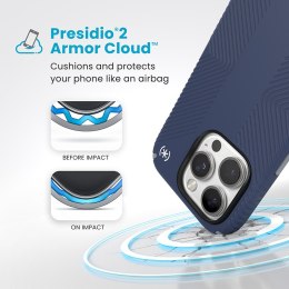 Speck Presidio2 Grip - Etui iPhone 16 Pro (Coastal Blue / Dust Grey / White) Speck