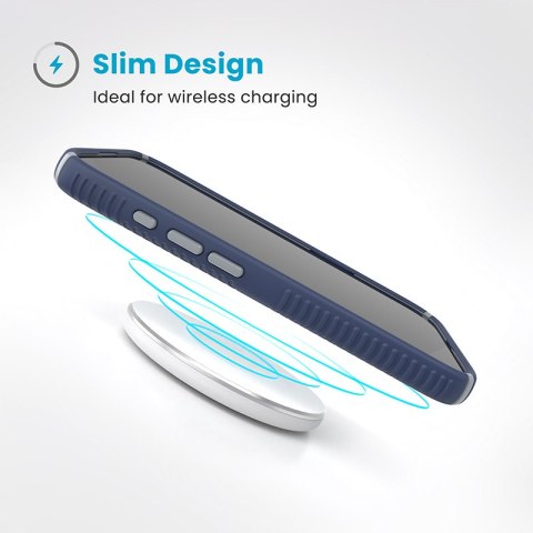 Speck Presidio2 Grip - Etui iPhone 16 Pro (Coastal Blue / Dust Grey / White) Speck Speck Presidio2 Grip - Etui iPhone 16 Pro (Coastal Blue / Dust Grey / White) Speck