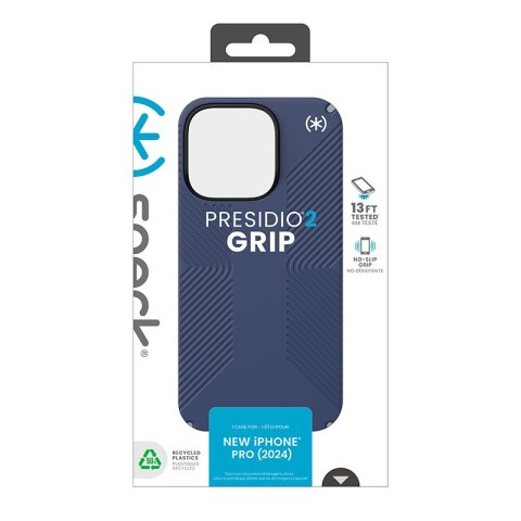 Speck Presidio2 Grip - Etui iPhone 16 Pro (Coastal Blue / Dust Grey / White) Speck Speck Presidio2 Grip - Etui iPhone 16 Pro (Coastal Blue / Dust Grey / White) Speck