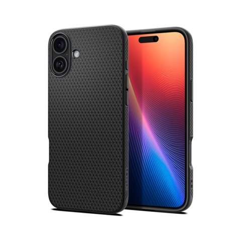 Spigen Liquid Air - Etui do iPhone 16 (Matte Black) Spigen Spigen Liquid Air - Etui do iPhone 16 (Matte Black) Spigen
