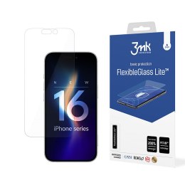 3mk FlexibleGlass Lite - Szkło hybrydowe do iPhone 16 3mk