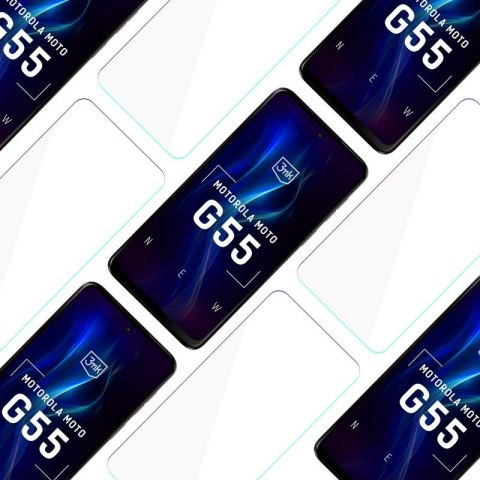 3mk HardGlass - Szkło hartowane do Motorola Moto G55 5G 3mk 3mk HardGlass - Szkło hartowane do Motorola Moto G55 5G 3mk