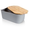 CHLEBAK Z DESKĄ BAMBUSOWĄ SZARY 259302 VILDE