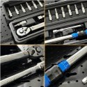 Klucz dynamometryczny rowerowy 2-24 Nm 1/4" zestaw nasadek 15 elementów E-hurtownia