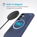 Speck Presidio2 Grip Magnet - Etui Samsung Galaxy S25 / 24 MagSafe (Coastal Blue/Dust Grey/White) Speck