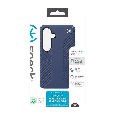 Speck Presidio2 Grip Magnet - Etui Samsung Galaxy S25 / 24 MagSafe (Coastal Blue/Dust Grey/White) Speck Speck Presidio2 Grip Magnet - Etui Samsung Galaxy S25 / 24 MagSafe (Coastal Blue/Dust Grey/White) Speck